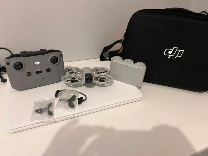 Dji neo. Kit fly more. 4k e função seguir