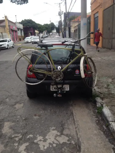 Suporte bicicleta para engate carretinha