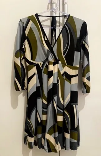 Vestido Blusa Alongada Estampa (Tamanho: P-M)