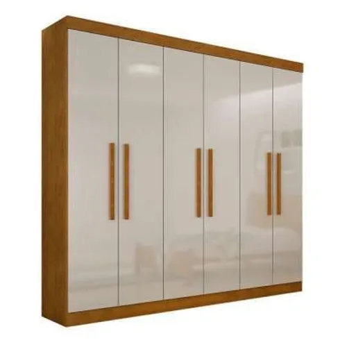 Guarda Roupa Rufato Espanha 6 Portas e 2 Gavetas - Branco