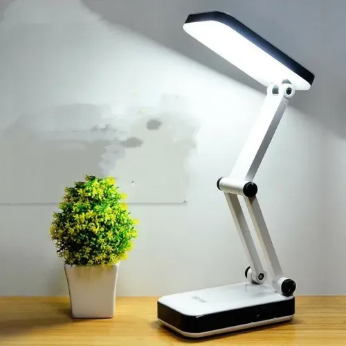 Luminária de Mesa Portátil Abajur Recarregável com 24 Leds