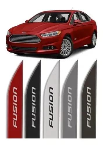 Friso Lateral Ford Fusion 2014/ - C/ Nome - Cinza / Preto / Prata