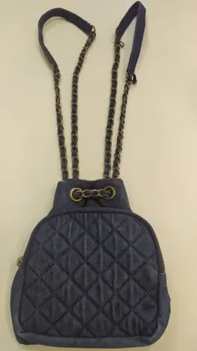 Mini Mochila Jeans Zara Basic Collection