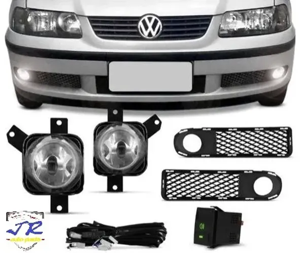 Kit Farol de Milha Gol G3 Fase 1 1999 2000 2001 2002 2003 Auxiliar Neblina