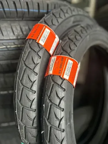 Par de pneus pra cg titan fan (Levorin matrix)