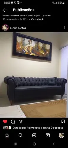 Sofa tapeceiro tapeçaria