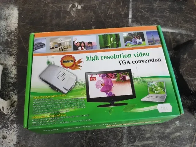 Conversor para câmeras de segurança AV para monitores VGA