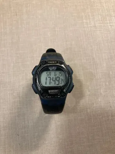 Timex Relógio Ironman Classic Preto/azul escuro - Usado 