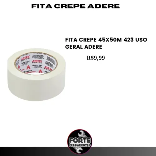 Fita crepe adere 45 x 50m