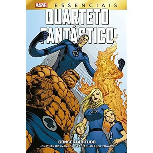 2 HQ PANINI MARVEL ESSENCIAIS QUARTETO-FANTÁSTICO