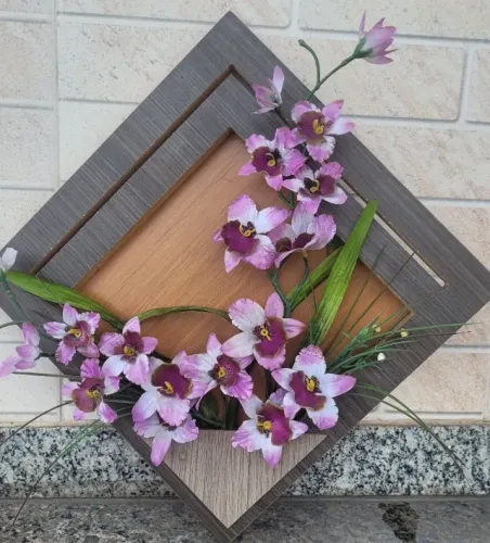 Quadro com flores orquideas