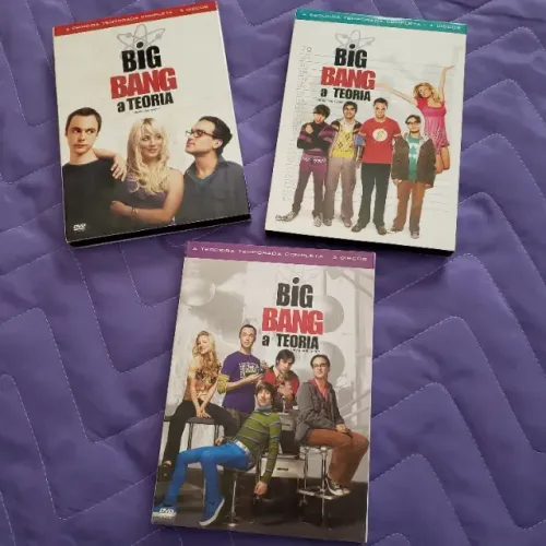 DVD The Big Bang Theory - Temporadas 1, 2 e 3 - 10 Discos