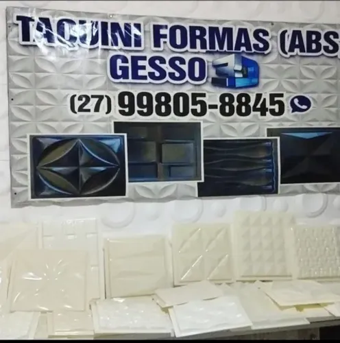 Formas Moldes GESSO 3D 