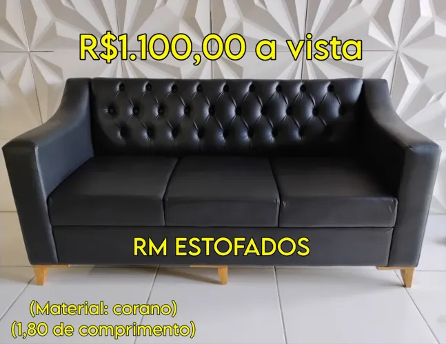 Sofá de espera luxo 