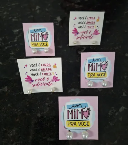 Conjunto Brincos - Modelo Pérola