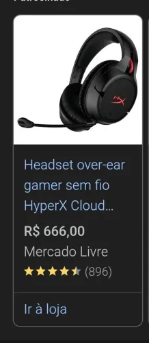 HyperX Cloud Flight 30hrs de bateria 