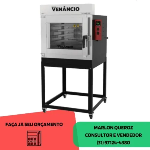 Forno Turbo 5 Esteiras Venâncio 127V Novo