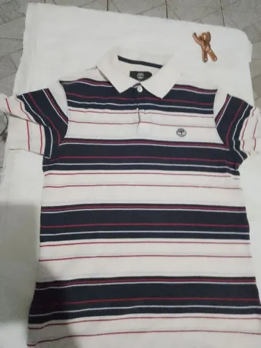 Camisa Polo Listrada Timberland P. Importada