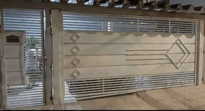 Portão Basculante Ferro Galvanizado 6.50x2.50 