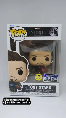 Funko Pop Tony Stark - The Infinity Saga - Glows in the Dark