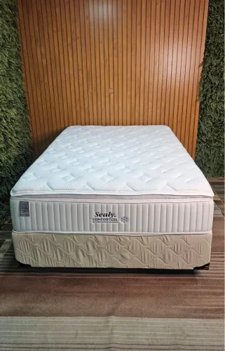 Base + Colchão ComfortGel Sealy - Conforto e Qualidade!