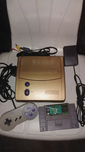 Super Nintendo com Mario world