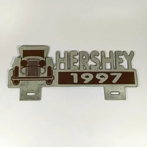 Adorno de Placa para Automóvel tema da feira de Carros Antigos de HERSCHEY, Estados Unidos