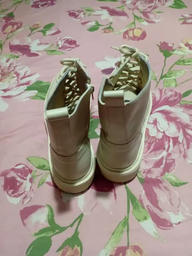 Bota Feminina Bege Cano Alto - 39/40