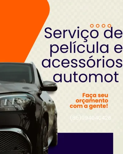 Serviço de película e acessórios automot