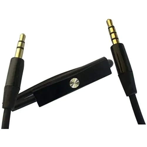 Cabo de Audio P2 X P3 Com Microfone 1 Metro