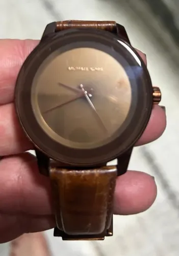 Relógio Michael Kors pulseira de couro