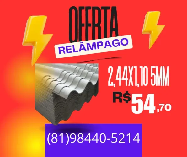Telha Fibrocimento Direto da Fábrica - Pague Menos e Cubra Mais!