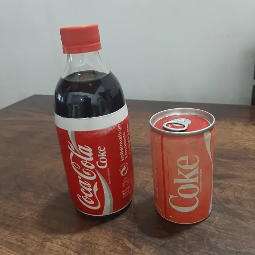 Coke Lata 150 ml e Garrafa 330 ml