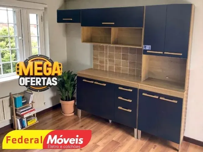ARMARIO DE COZINHA C/ BALCÃO BLACK MEGA OFERTA (ENTRE EM CONTATO)