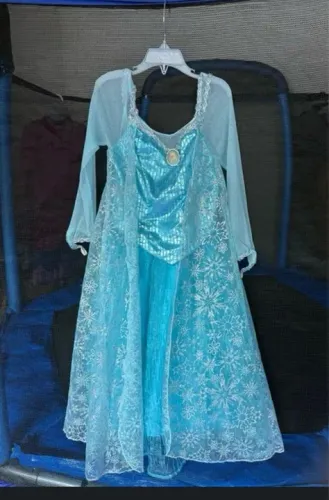 Vestido fantasia Elsa princesa Frozen Disney T 7/8