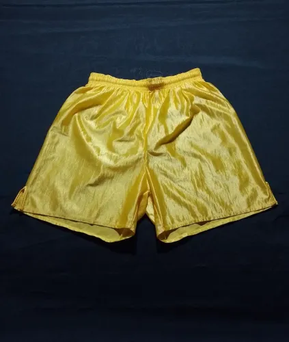 Short futebol argos anos 80 cgc tecido brilhante 