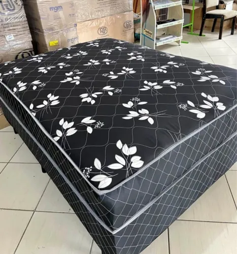 CAMA CASAL BOX CONJUGADA 20CM COM MOLAS