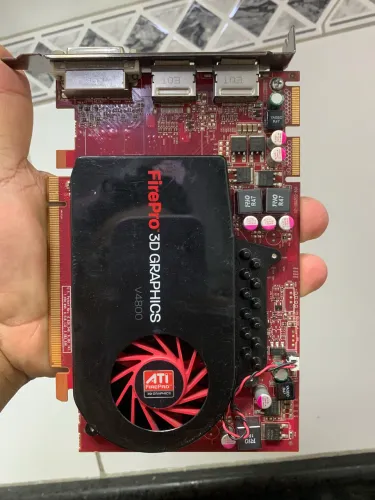 Placa De Vídeo Firepro 3d Graphics V3750 Pcie 256mb 