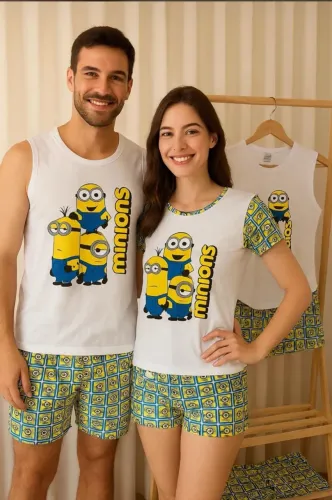 Pijama Minions casal - Conforto e Diversão para Dormir