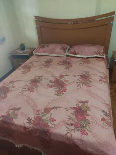Vendo Cama de Casal de Madeira da marca Rimo com colchão e par de criados mudos.
