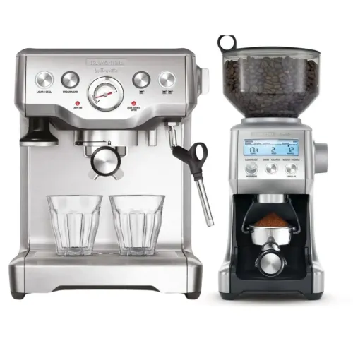 Kit Cafeteira + Moedor Tramontina Breville Express para Café Expresso