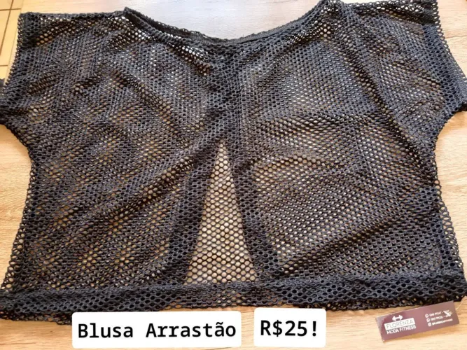 Blusa Arrastão Preta - Floreza Moda Fitness
