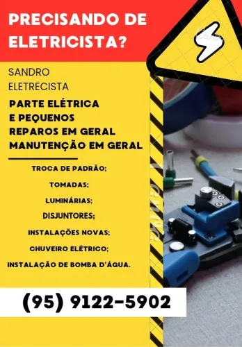 eletricista a disposição