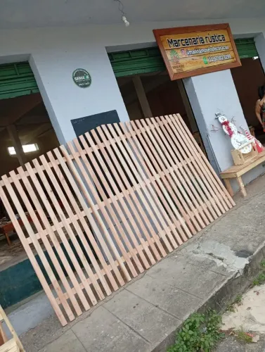 Portão de madeira ideal para sítios e fazendas