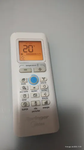 Controle Remoto Ar condicionado SPRINGER MIDEA ORIGINAL