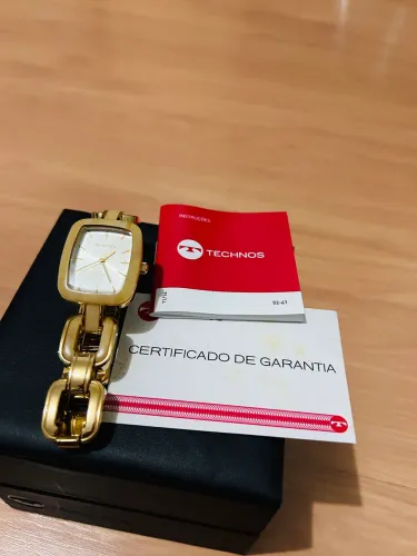 Relógio technos feminino dourado 