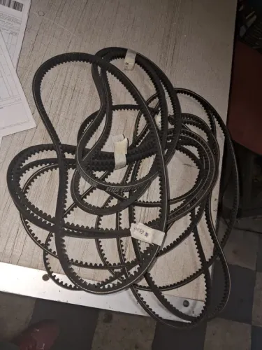 Correias e rolamentos para equipamentos de padaria