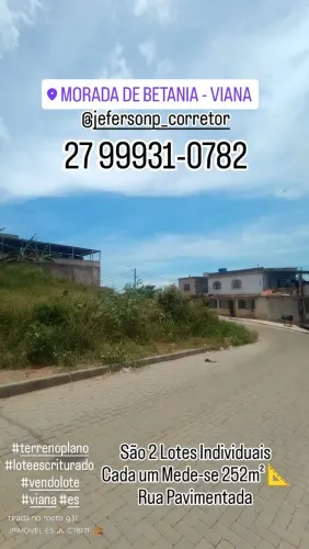 Vendo Lote Escriturado Viana Próx Cariacica