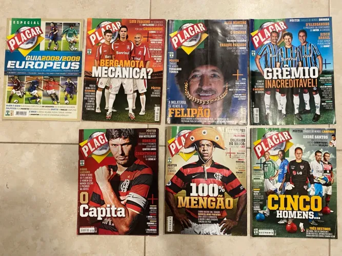 Revistas Placar 2008-2011 (46 exemplares)