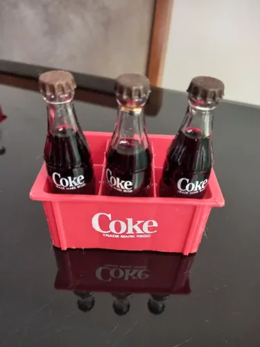 Miniaturas garafas de Coca-Cola